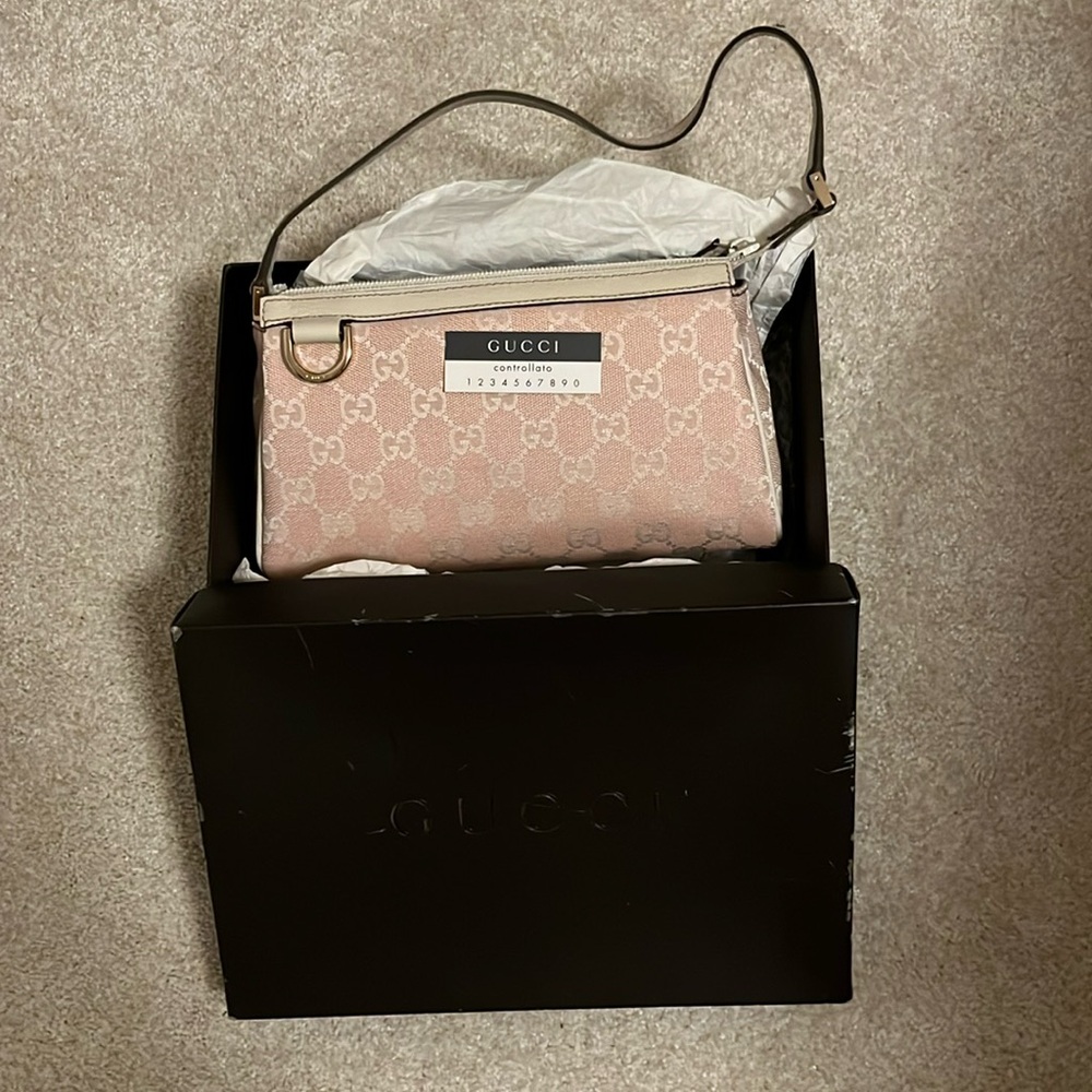 Vintage Gucci Baby Pink Purse